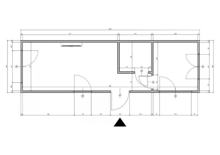 Realizace – Kontejnerový dům 10x3 m